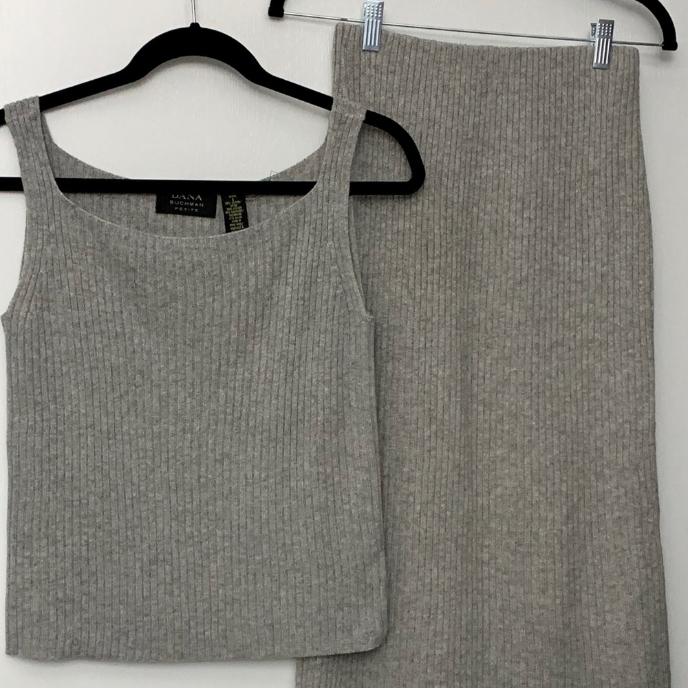 3pc Dana Buchman cashmere cotton viscose outfit